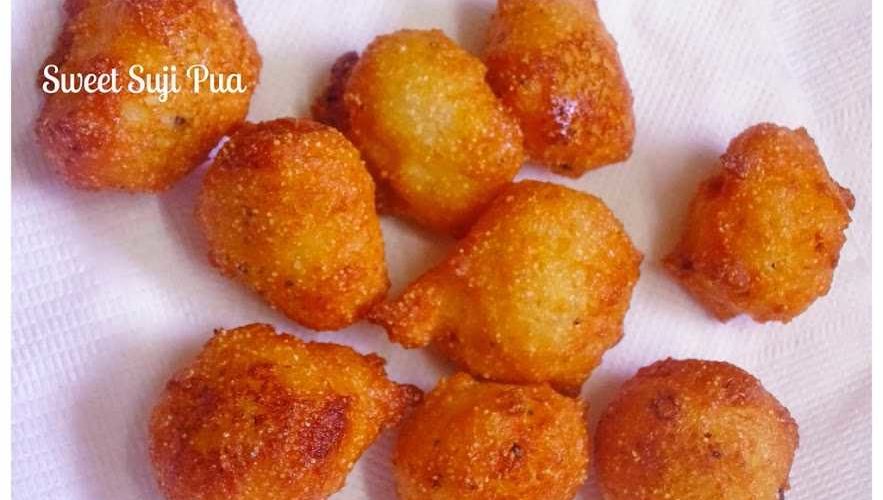 Pahadi Suji Pua (Gulgula) Recipe | How to make Suji Pua